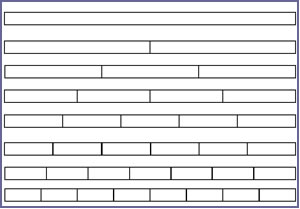 Blank fraction lines