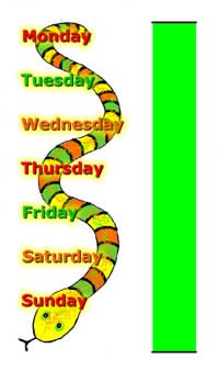 Snake background sheet